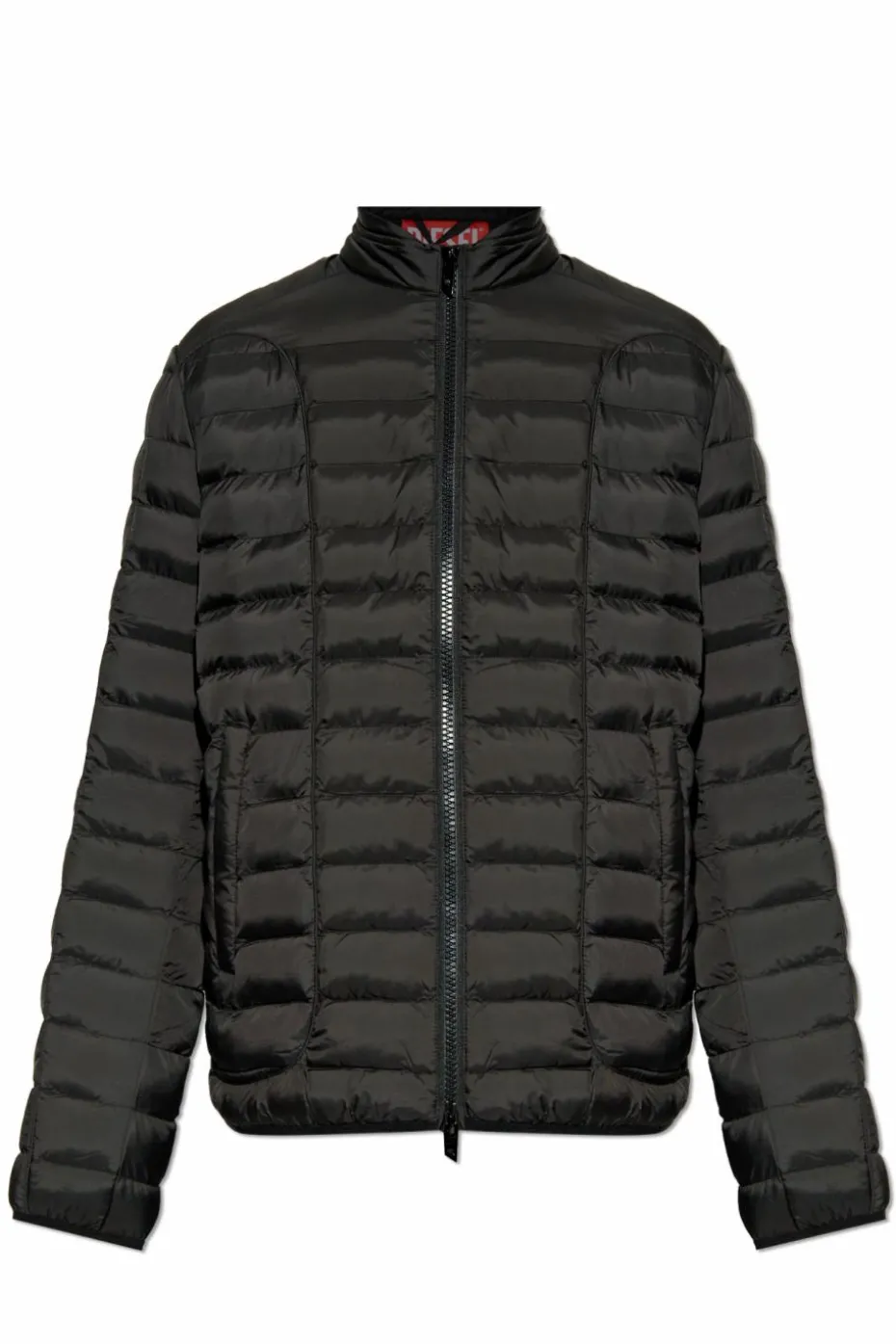 Diesel CZARNY Pikowana kurtka ‘W-PILOT’