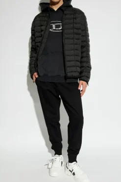 Diesel CZARNY Pikowana kurtka ‘W-PILOT’
