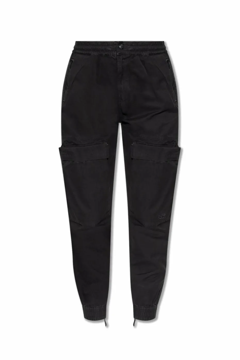 Diesel CZARNY Spodnie `P-RIDE-Q3`