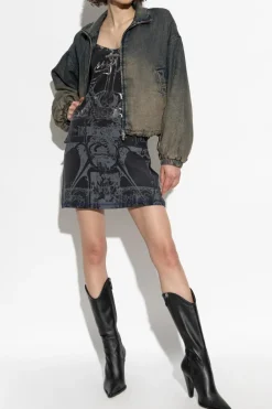 Diesel CZARNY Sukienka `D-LONGY`