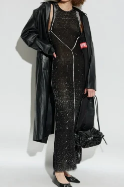 Diesel CZARNY Sukienka `M-RAB`