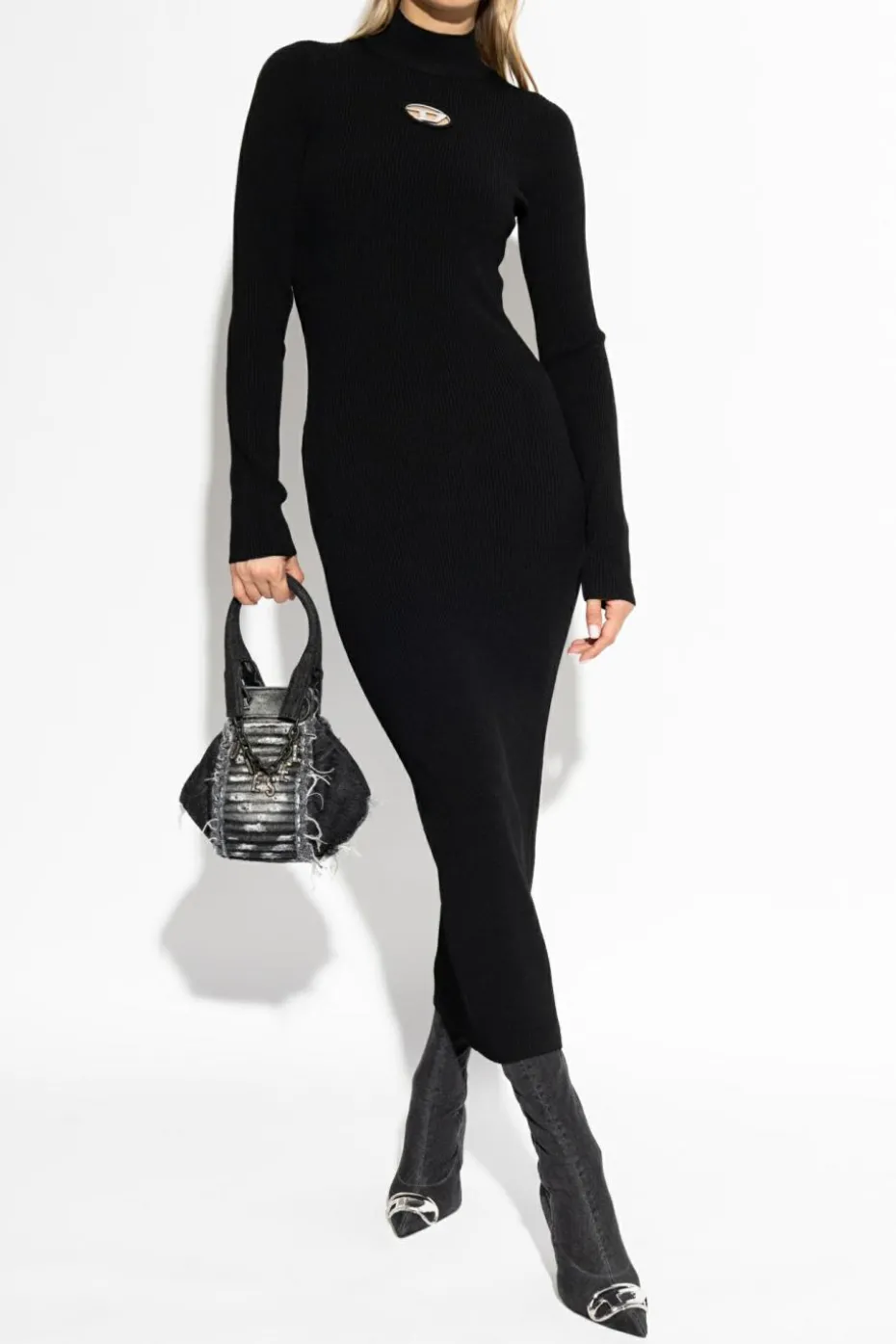 Diesel CZARNY Sukienka `M-ZARY-B`