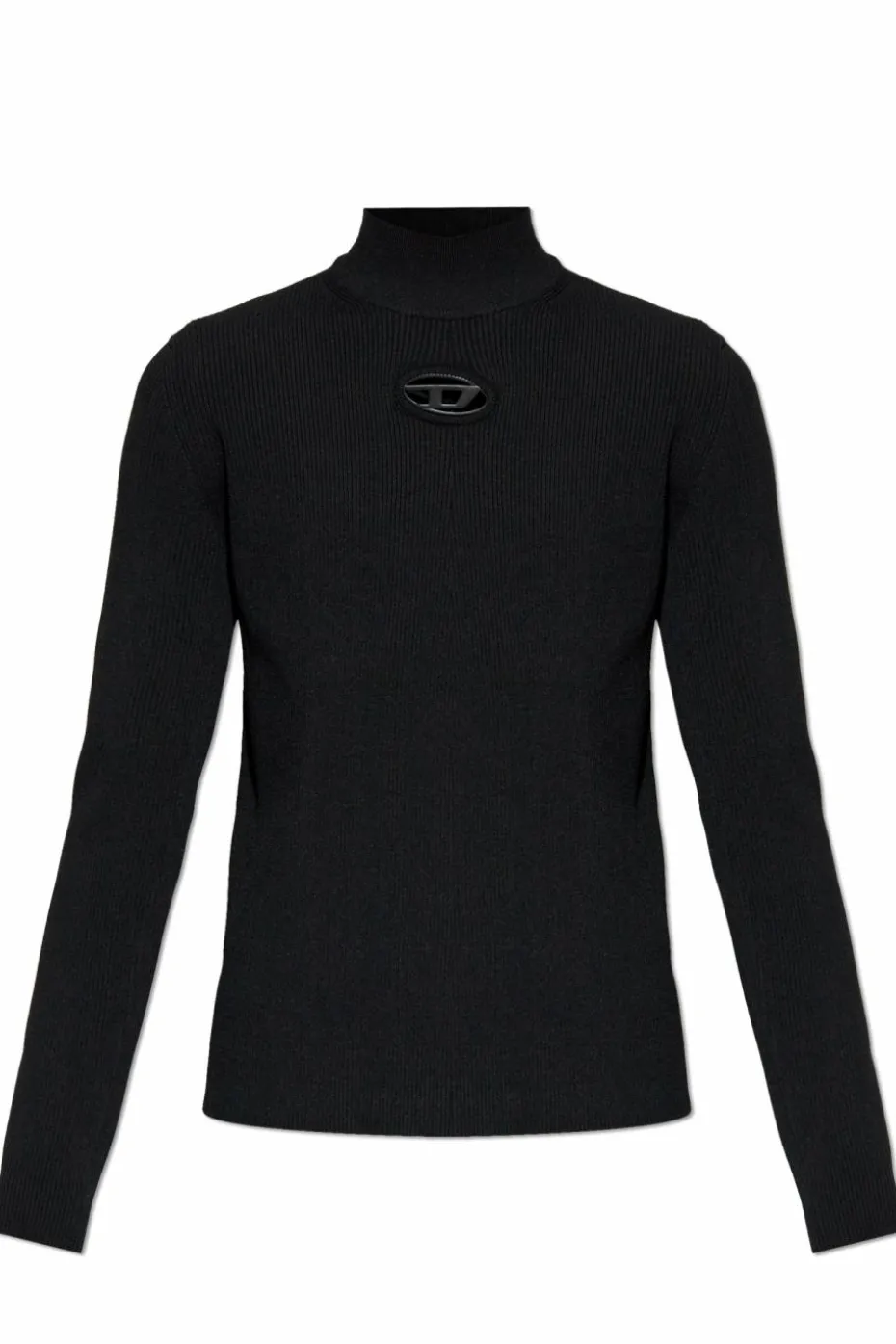 Diesel CZARNY Sweter z logo ‘K-ZACKARY’