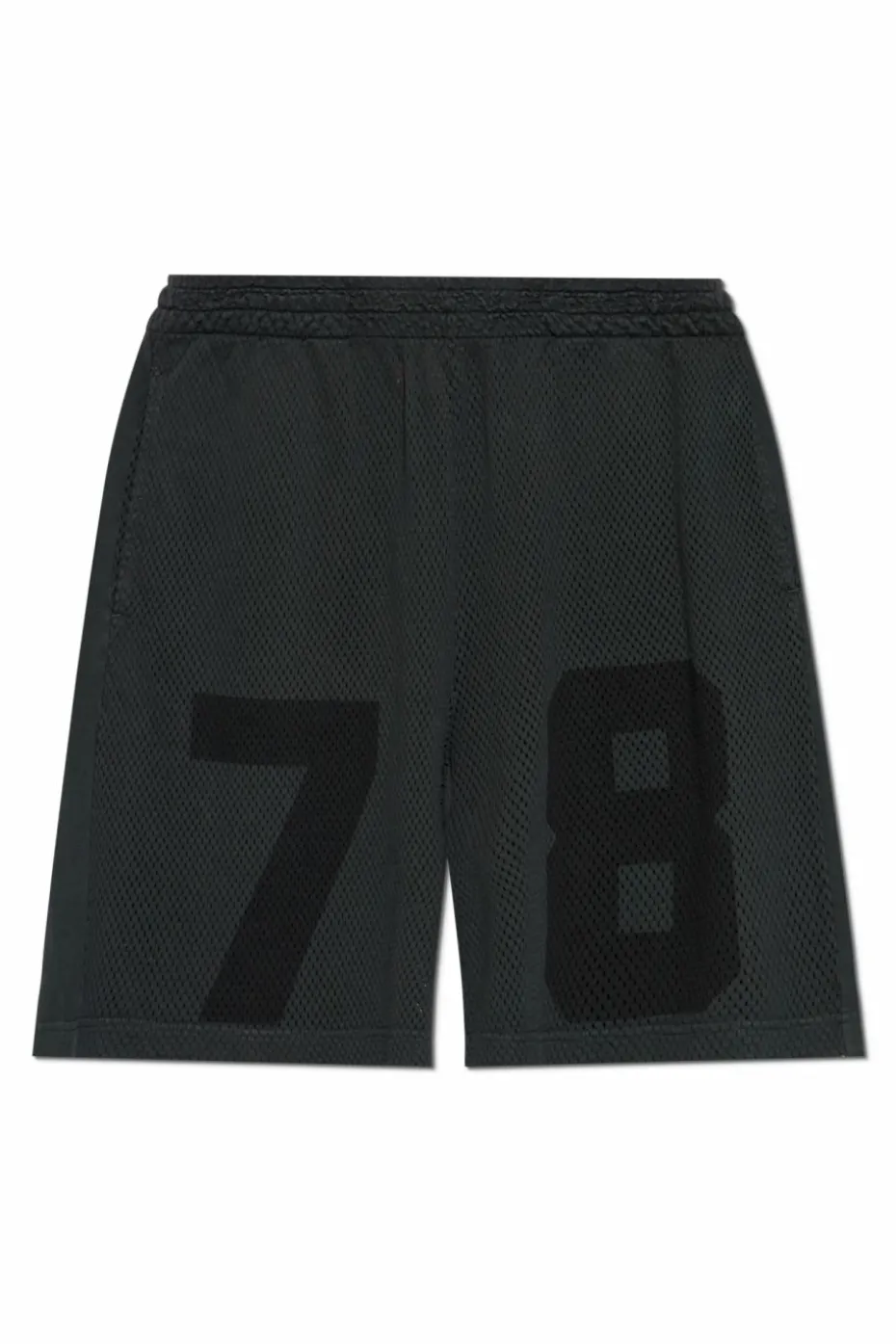 Diesel CZARNY Szorty ` P-TAIN-MESH`
