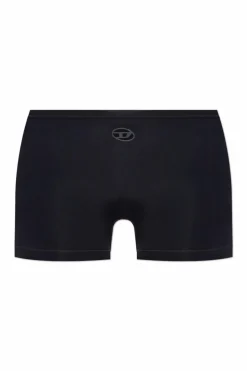 Diesel CZARNY Szorty z logo `SOPHIA-UTLT`
