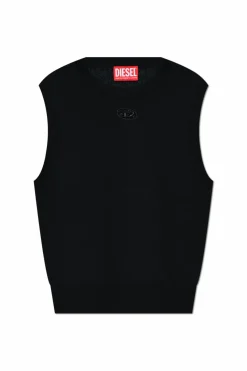 Diesel CZARNY Top `M-ARGA-SL`