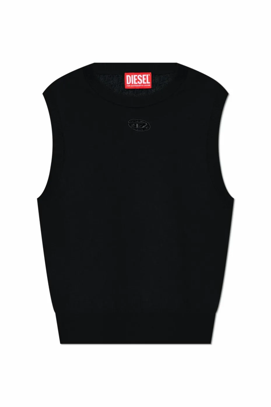 Diesel CZARNY Top `M-ARGA-SL`