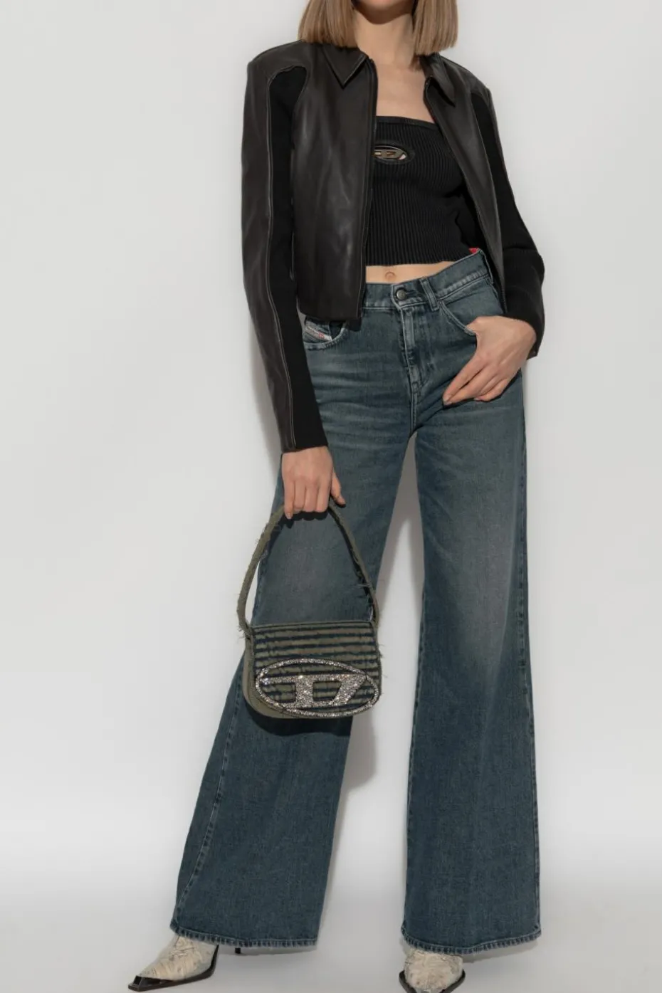 Diesel CZARNY Top `M-CLARKSVILLEX-C `