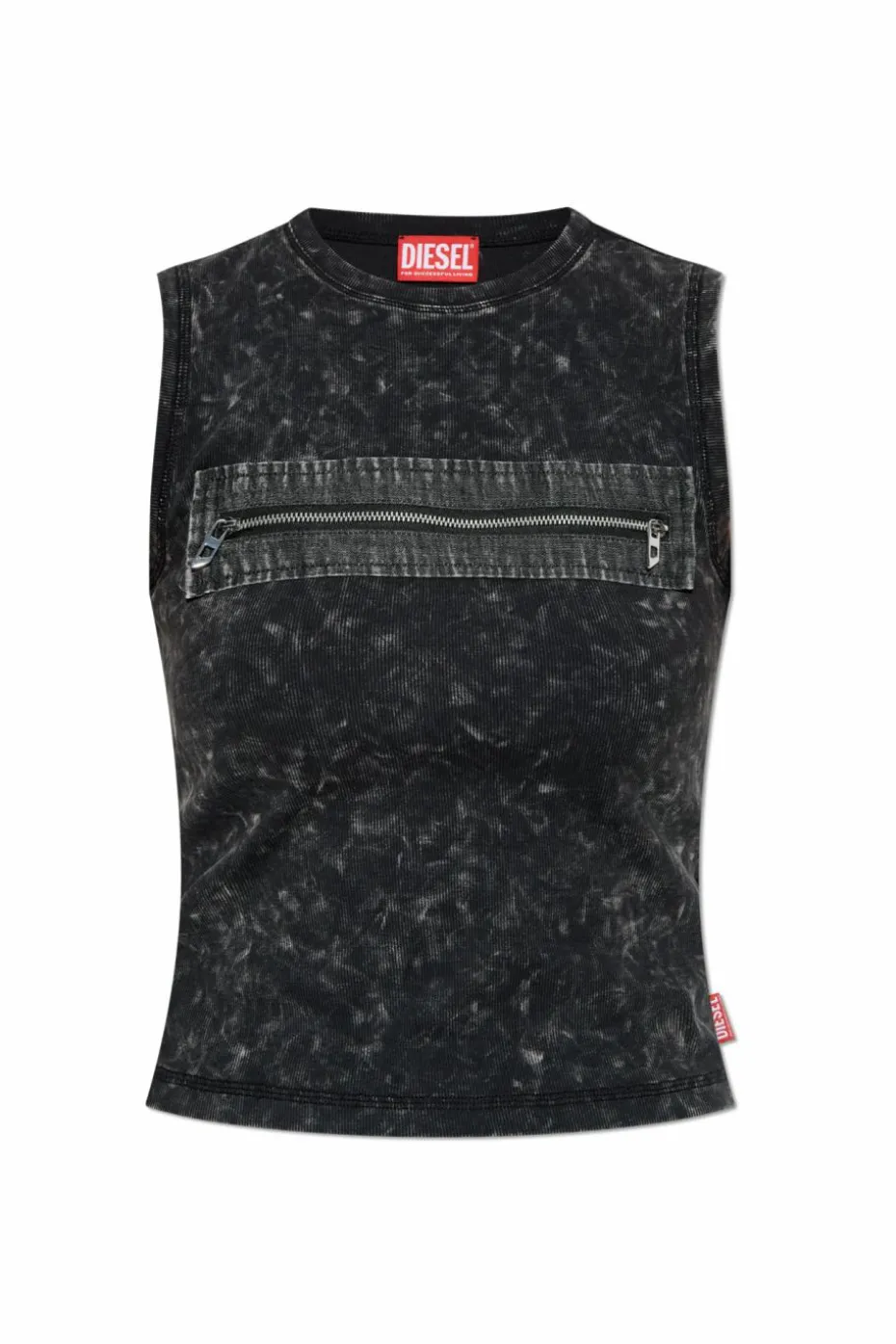 Diesel CZARNY Top `T-ARTED`