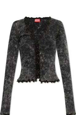 Diesel CZARNY Top `T-FLUX