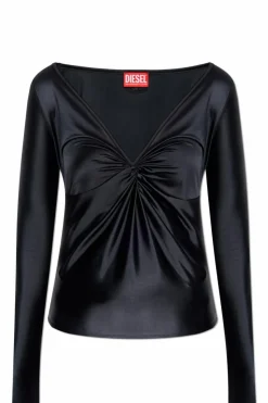 Diesel CZARNY Top `T-KNOT`