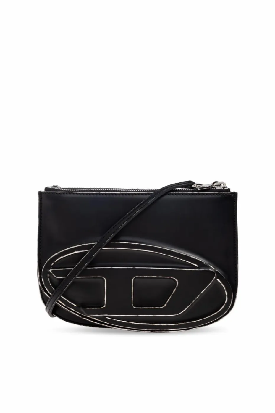 Diesel CZARNY Torba na ramię `1DR 2.0 1DR TWIN`