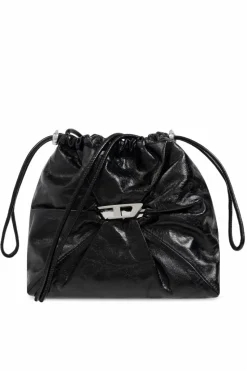 Diesel CZARNY Torba na ramię `SCRUNCH-D`