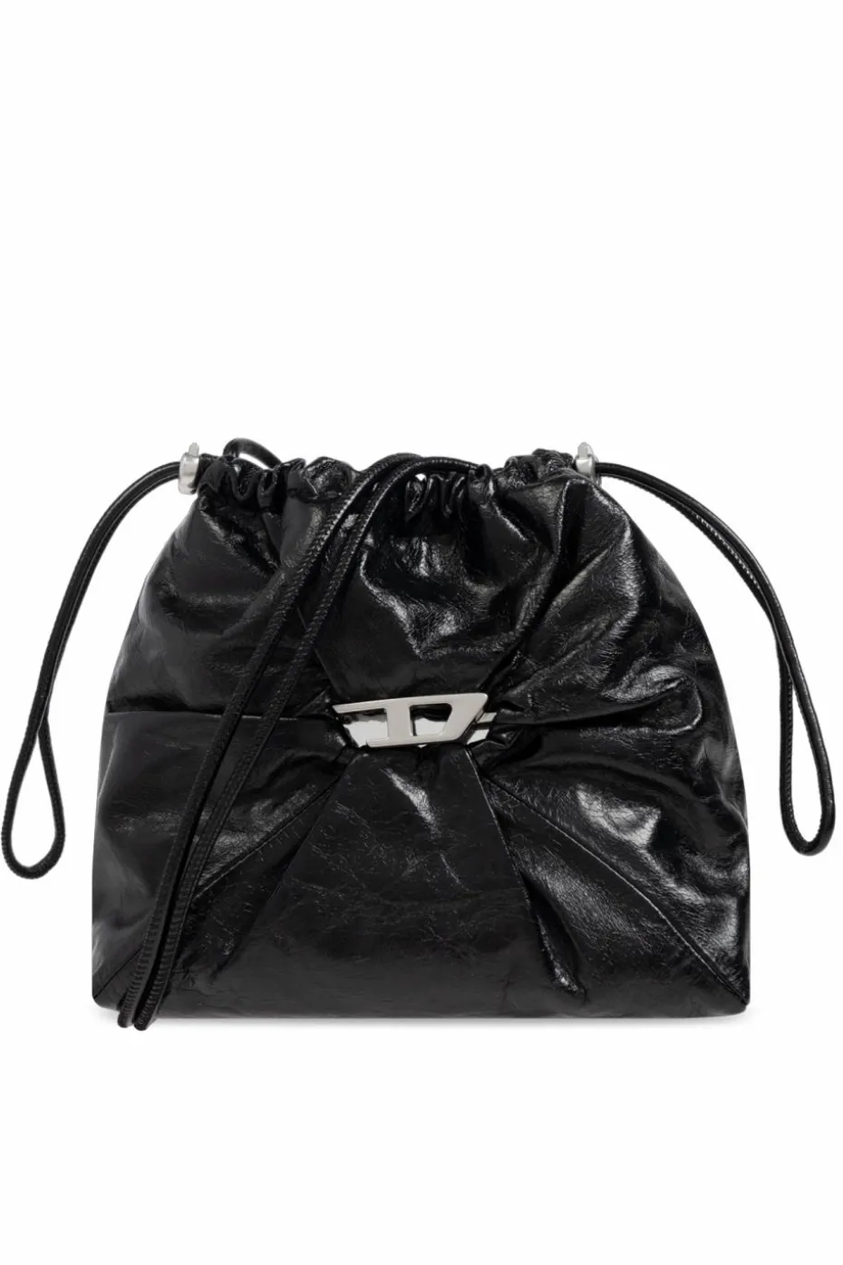 Diesel CZARNY Torba na ramię `SCRUNCH-D`