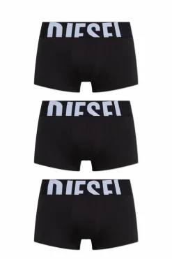 Diesel CZARNY Trójpak bokserek z logo