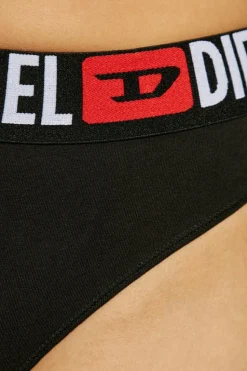 Diesel CZARNY Trójpak stringów `UFST-STARS-THREEPACK`