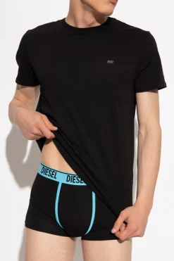 Diesel CZARNY Trójpak t-shirtów ‘UMTEE’