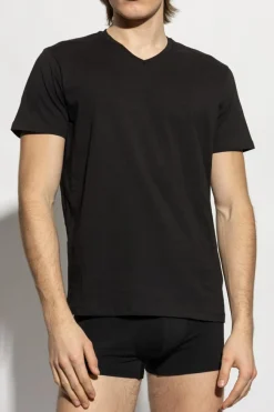 Diesel CZARNY Trójpak t-shirtów `MICHAEL-D-BOX-3PACK`