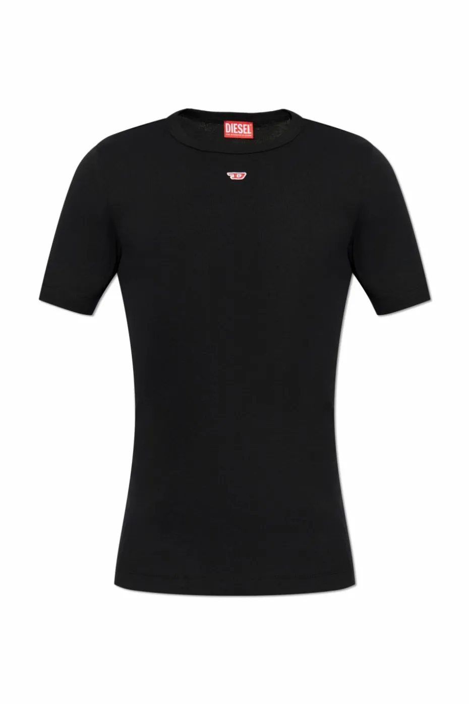 Diesel CZARNY T-shirt `D-RIBBER-N`