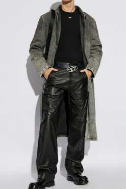 Diesel CZARNY T-shirt `D-RIBBER-N`