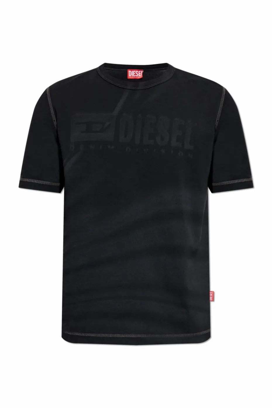 Diesel CZARNY T-shirt `T-ADJUST-R13`