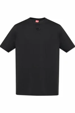 Diesel CZARNY T-shirt `T-ADJUST-MAREY`