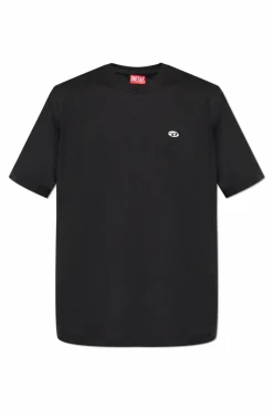 Diesel CZARNY T-shirt `T-ADJUST-DOVAL-PJ`