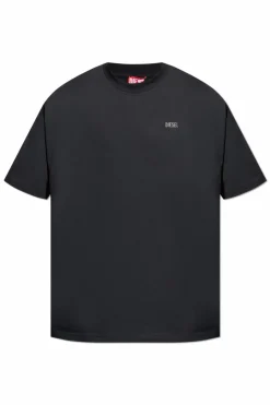 Diesel CZARNY T-shirt `T-BOGGY-T4`
