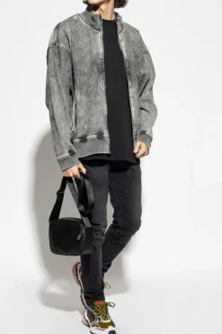 Diesel CZARNY T-shirt `T-BOGGY-T3`