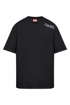 Diesel CZARNY T-shirt `T-BOGGY-T5`