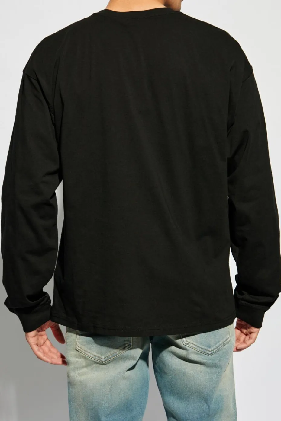 Diesel CZARNY T-shirt `T-BOXT-LS-D`