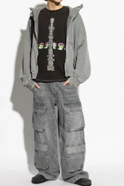Diesel CZARNY T-shirt `T-BOXT-R4`