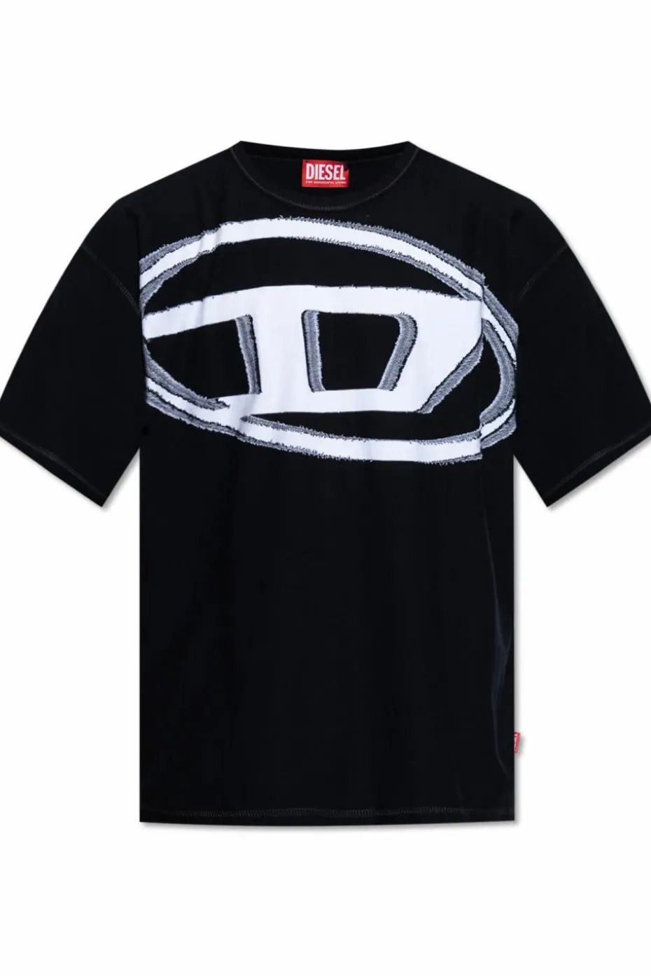 Diesel CZARNY T-shirt `T-DOXT`