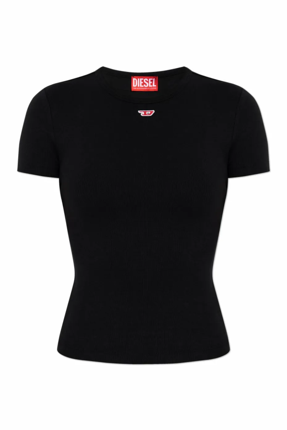 Diesel CZARNY T-shirt `T-ELE-LONG-D`