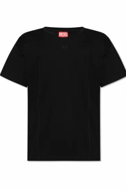 Diesel CZARNY T-shirt `T-NORM-INT`