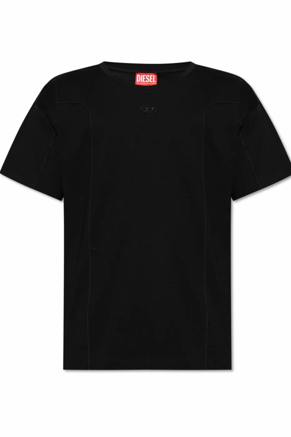 Diesel CZARNY T-shirt `T-NORM-INT`