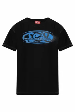 Diesel CZARNY T-shirt `T-NORM-T1`
