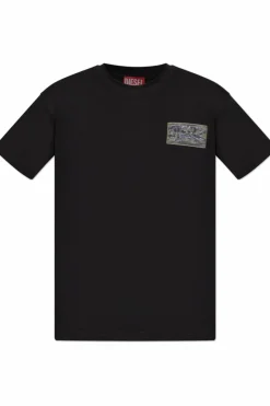 Diesel CZARNY T-shirt `T-NORM-T`