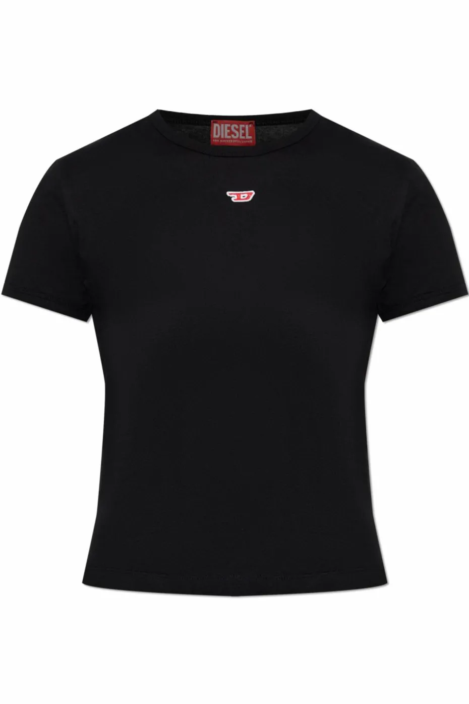 Diesel CZARNY T-shirt `T-UNCUTIE-LONG-D`
