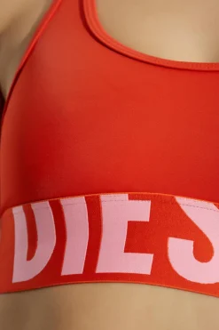 Diesel CZERWONY Biustonosz `RACE-BRALETTE-XL-D-POP`