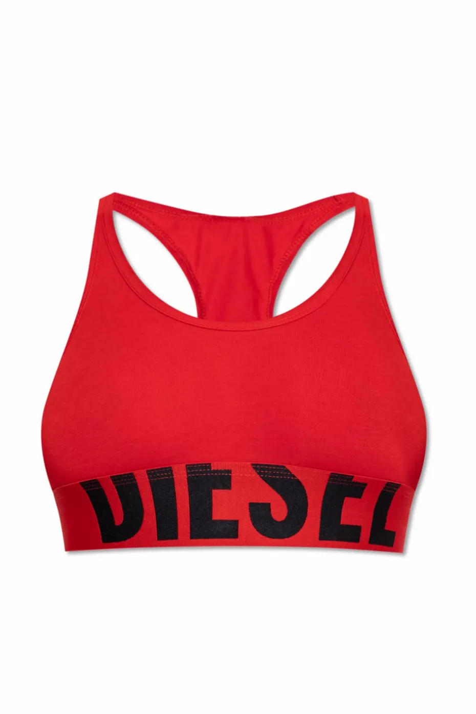 Diesel CZERWONY Biustonosz `UFSB-COTTON-RACE-BRALETTE`