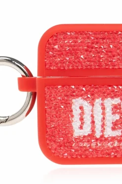 Diesel CZERWONY Etui na słuchawki `SWAROVSKI CRYSTAL AIRPOD CAS`