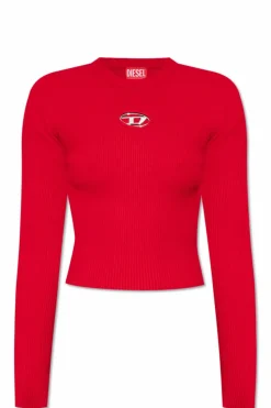 Diesel CZERWONY Sweter `M-VALARI`