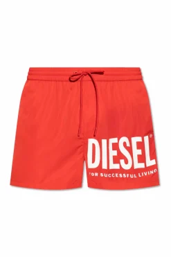 Diesel CZERWONY Szorty kąpielowe `MARIO-34-D-CORE `