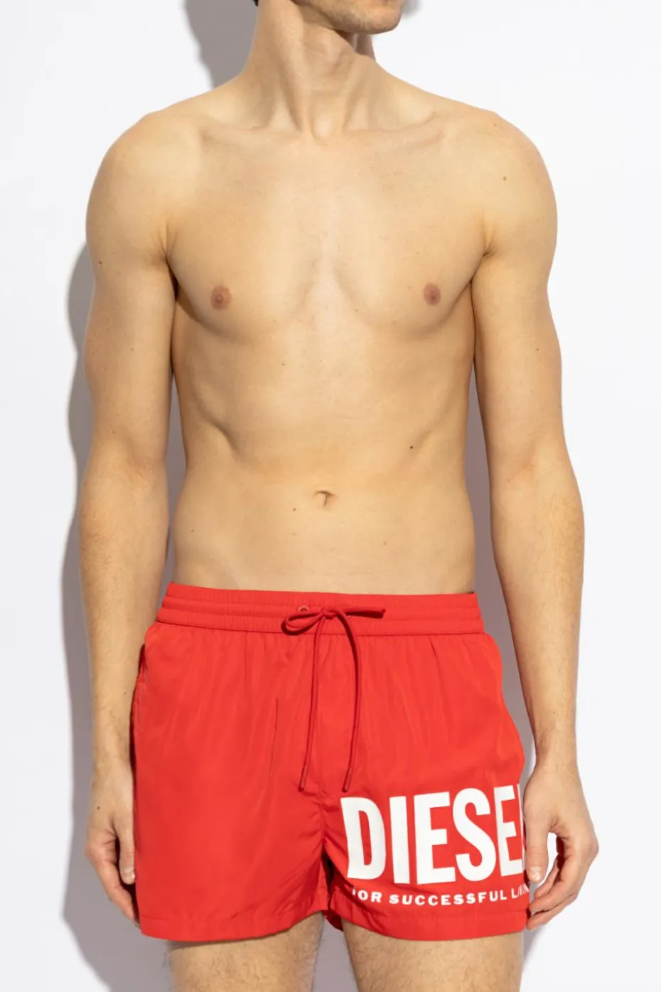 Diesel CZERWONY Szorty kąpielowe `MARIO-34-D-CORE `