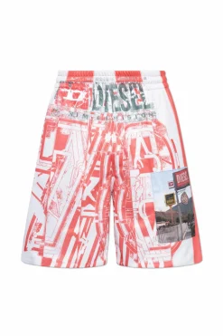 Diesel CZERWONY Szorty `P-KURT`