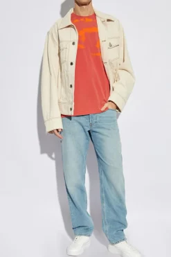 Diesel CZERWONY T-shirt `T-BOXT-R21`