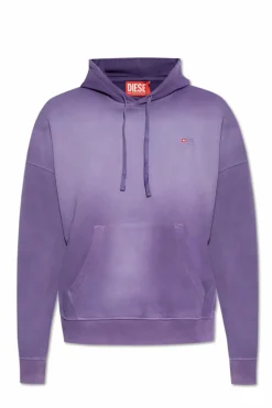 Diesel FIOLETOWY Bluza `S-ROB-HOOD-R2`