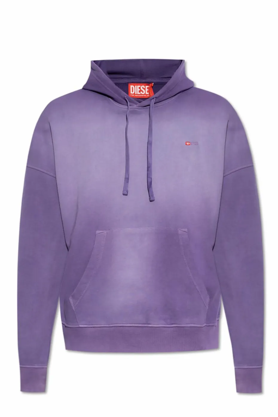Diesel FIOLETOWY Bluza `S-ROB-HOOD-R2`