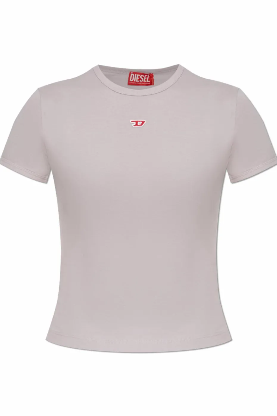 Diesel FIOLETOWY T-shirt `T-UNCUTIE-LONG-D`